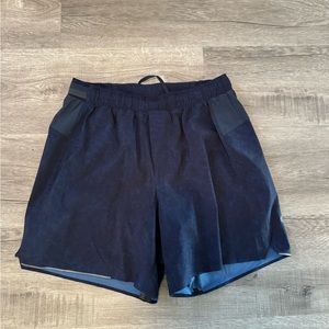 Lululemon surge shorts size medium. Blue